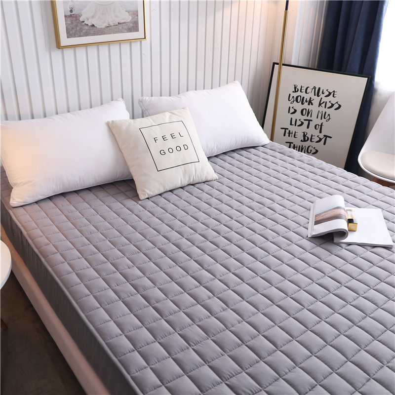 夹棉床笠防滑床垫套全包床罩单件加厚1.8m席梦思保护套固定床套子