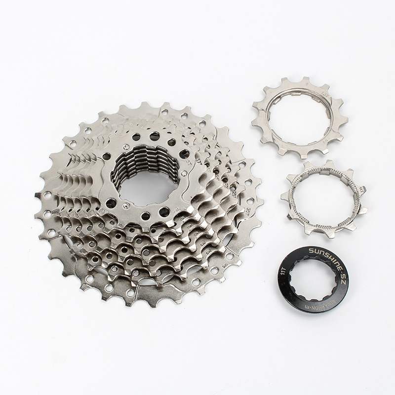 新品山地公路自行车9 18 27速A变速卡式飞轮11-30T小轮径折定制