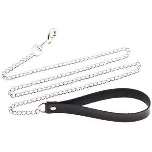 pet Gothic dog leash twistable leather