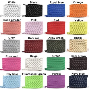 1Pair Elastic Reflective Magnetic Shoelaces Quick Locking No