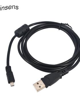 Black 4.9 ft 59 Inch 1.5M 8 Pin UC-E6 Camera USB Data Cable