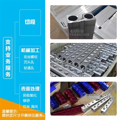 铝合金方管40x40空心方管厚重型外方内圆方形铝条铝块铝管铝挤型
