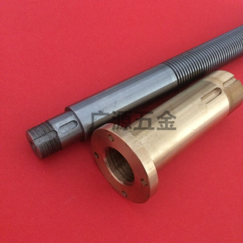 定制适用南通磨床配件双阳M250磨床Z轴丝杆M7125升降丝杆铜螺母机