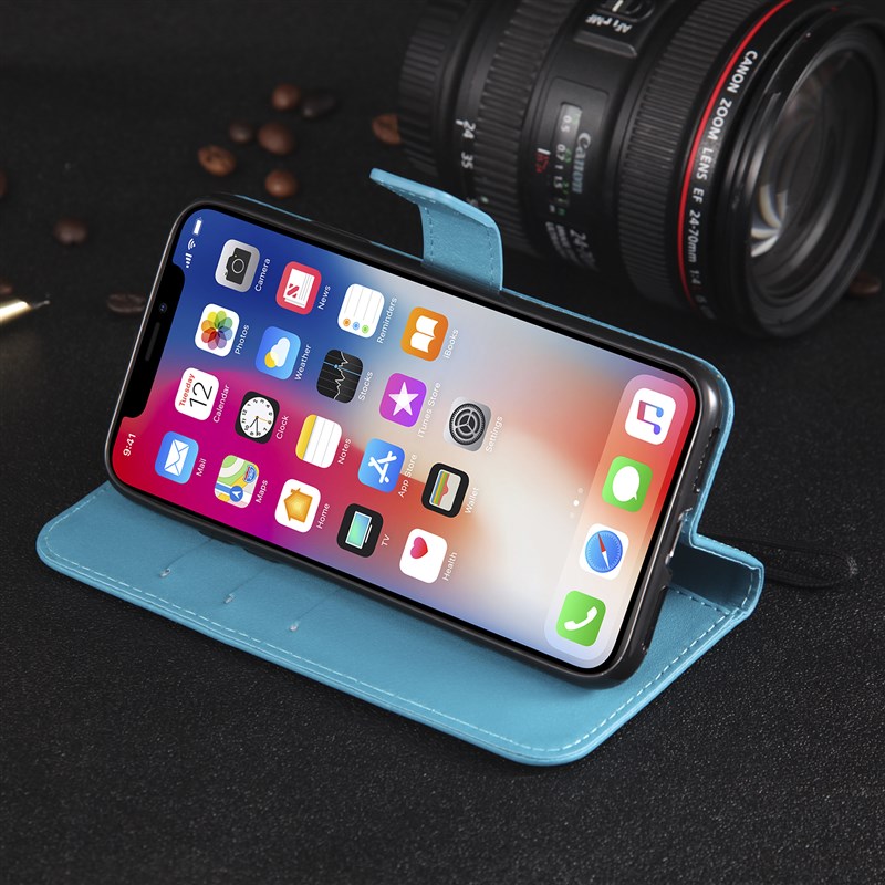 Leather Flip Wallet Case For Samsung Galaxy A3 A5   A6 A7 A8