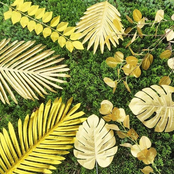 1/5/10Pcs Artificial Leaf Plant Monstera Leaves for Home