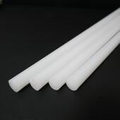 极速白色PA66尼龙棒料pp塑料棒材圆柱实心硬质耐磨呢绒聚丙烯pp棒