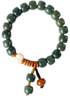 天悦名坊多宝菩提白玉南瓜佛珠手串手链男女款民族风禅意配饰饰品