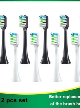 12 pces adequado cabe?a da escova para soocas x3/x3u/x5 cas