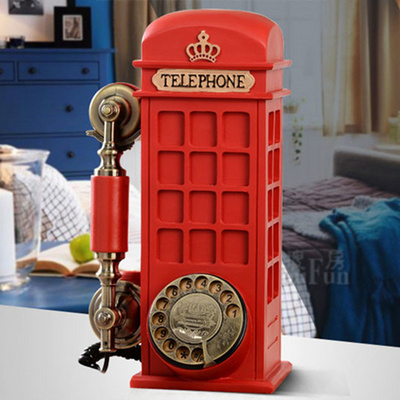 2021复f古座机电话时尚创意个性北欧家用旋转盘无线插卡老H式固定