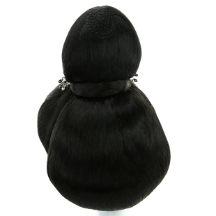 极速唐代影视剧古装6821整顶假发套日式艺妓头套反串头顶发冠流苏