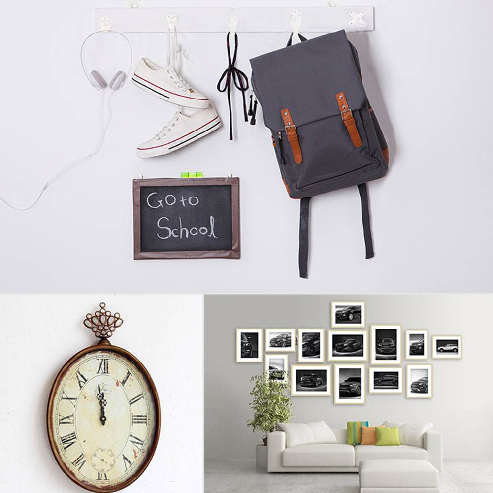 Wall Picture Hooks Heavy Frame Strong Nail Fixing Kit Nail H