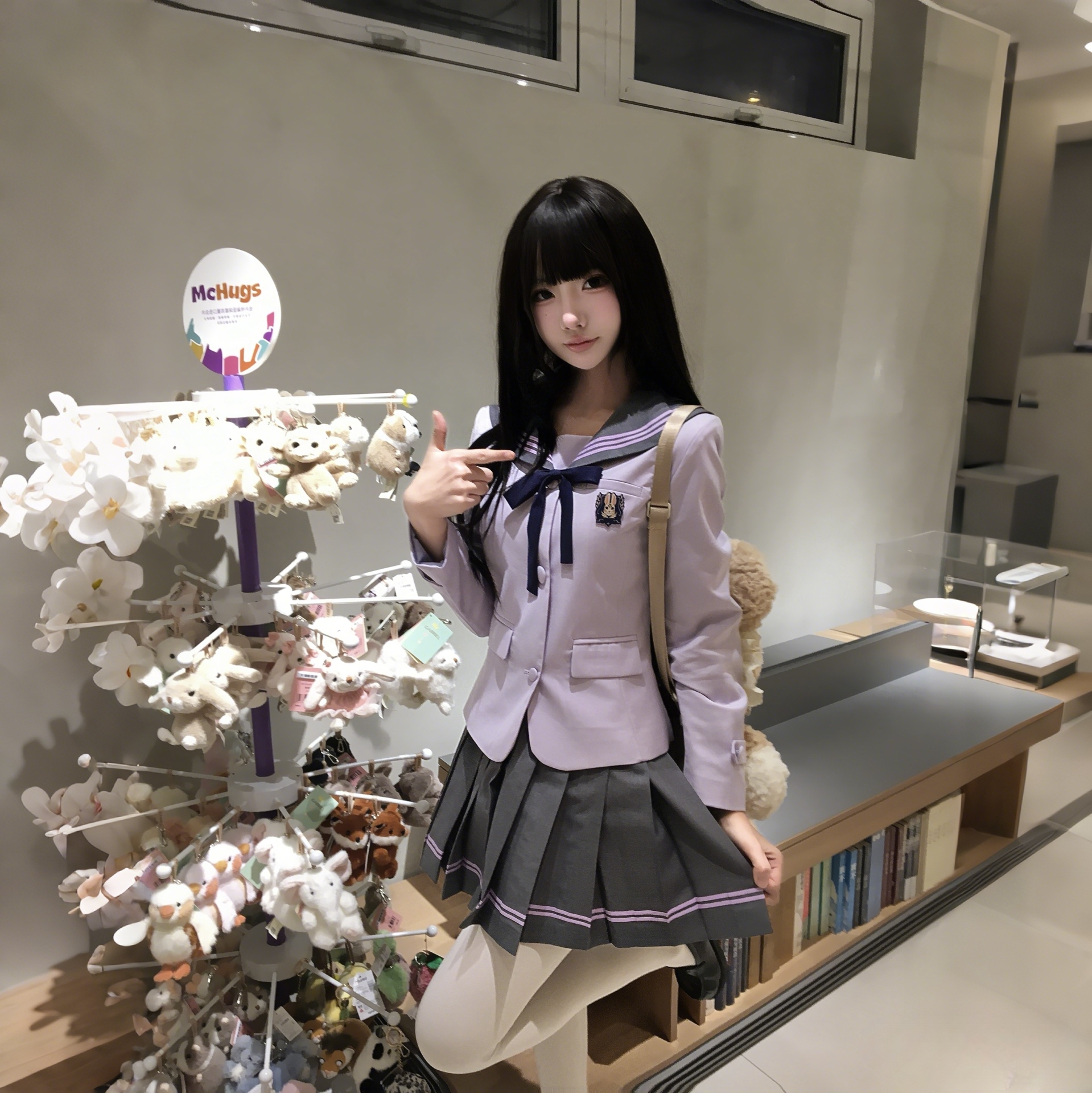 【紫氤】云靡jk原创正版西装外套学院风日系短款紫色收腰西服套装