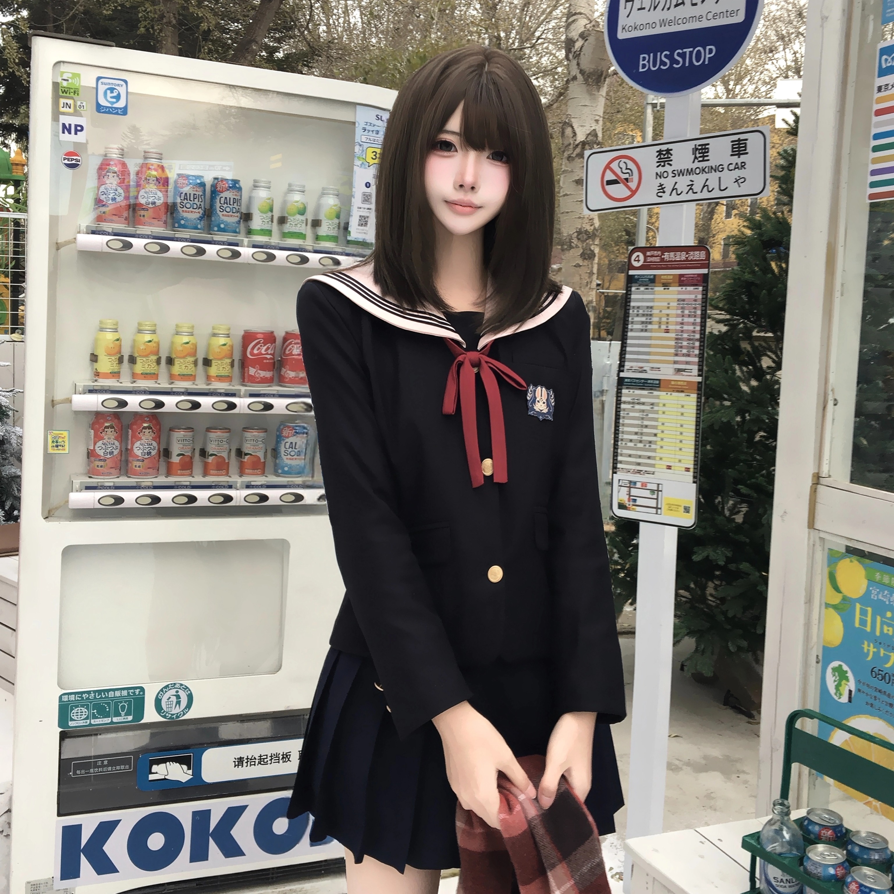 原创学院风jk制服修身西装外套