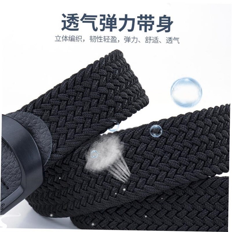 Men's Leather Belt Black Jeans Waist Strap 1 - Taobao product photo 5