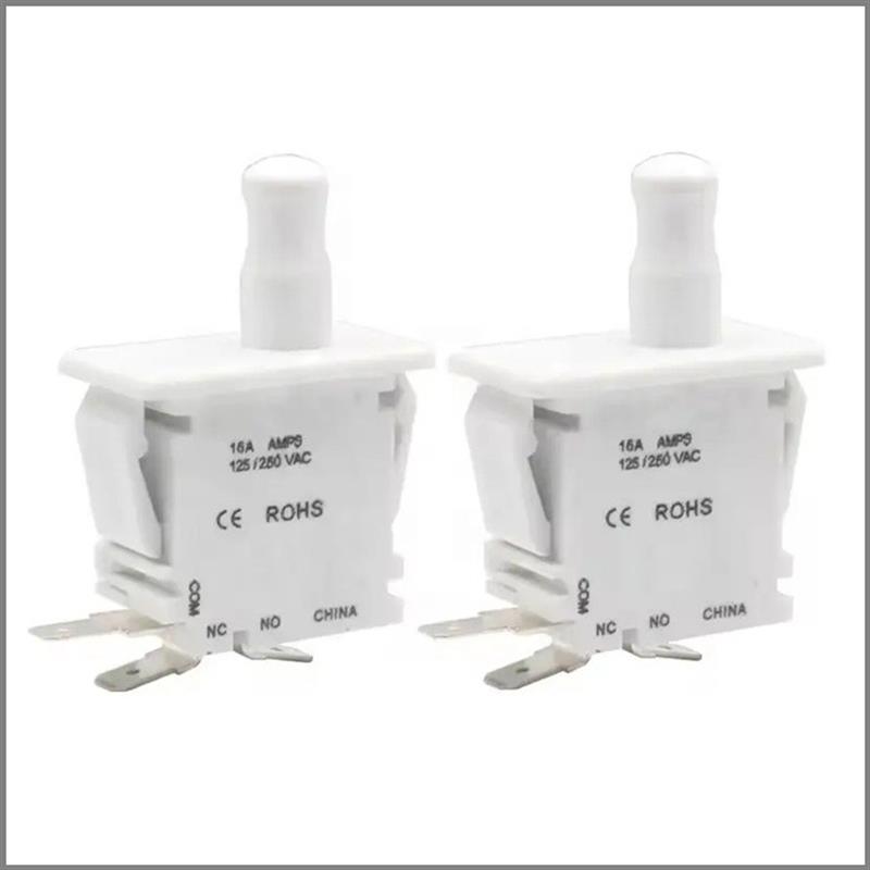 适配6a250v 按钮开关 脚单刀双掷常开常闭转换可拉伸门控门灯开关