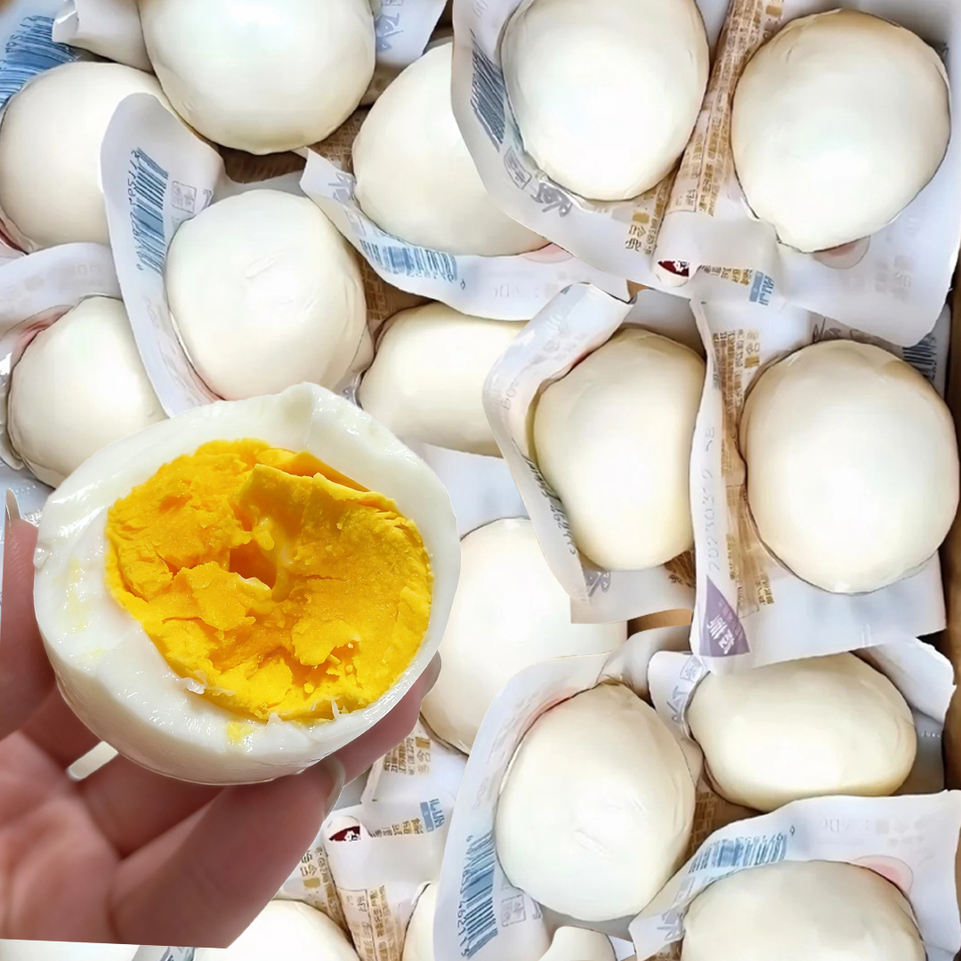 原汁原味高蛋白清水煮蛋无壳即食