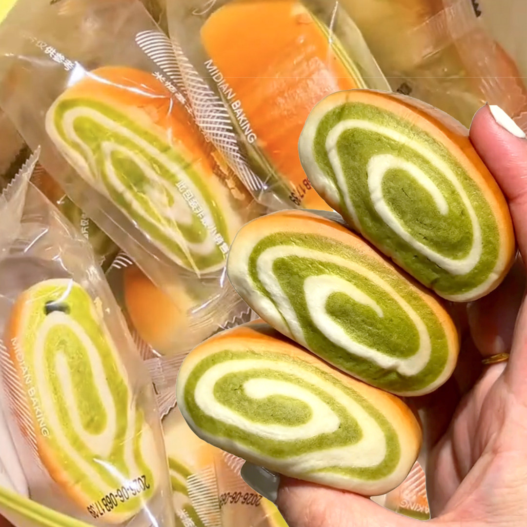山药菠菜牛乳蔬香小馒头松软烘焙面点学生代餐午后充饥休闲糕点