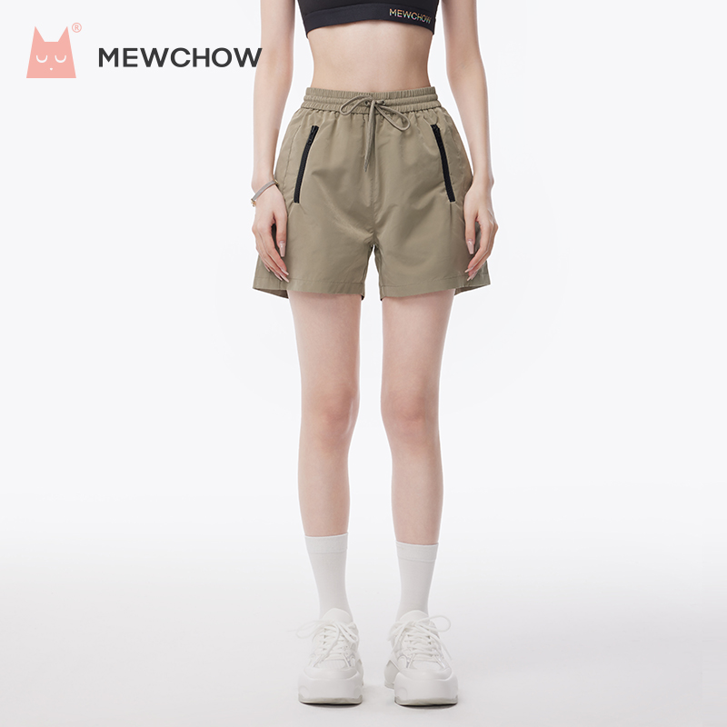 喵小周裤子女2025新款短裤夏季运动休闲百搭直筒跑步夏天流行短款