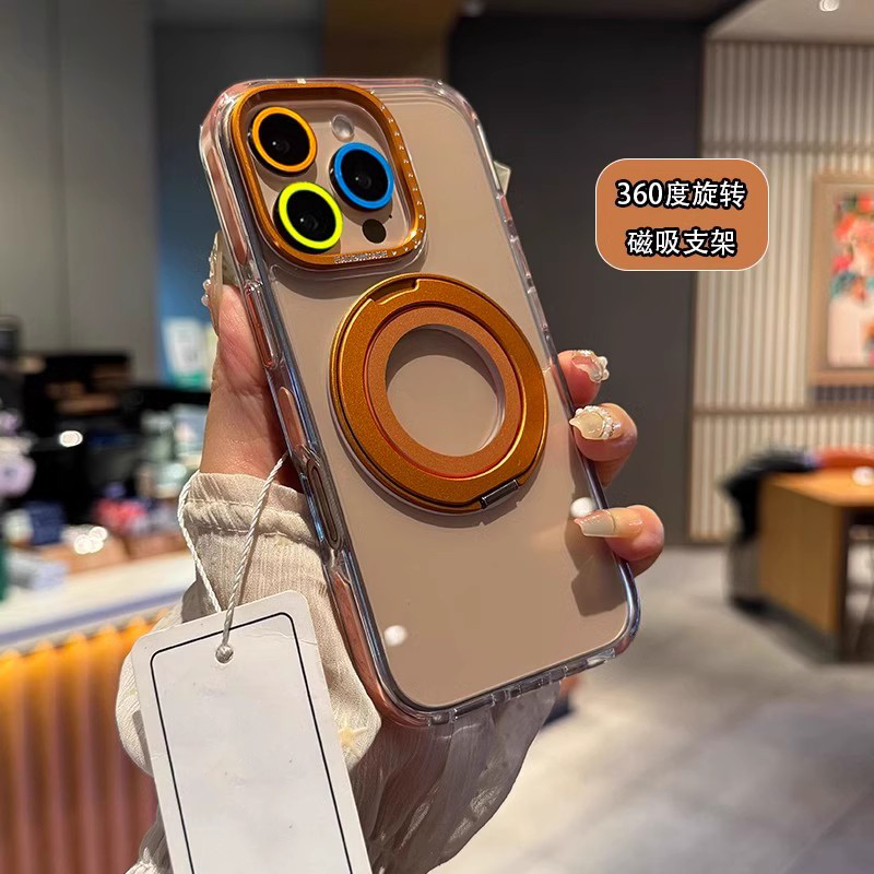 高品质360度旋转磁吸支架 高透原机 不易黄