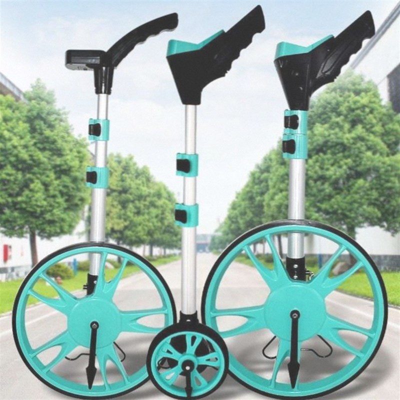 户外电子数显测距轮测距轮手推滚轮式测距仪量路车器机械数显滚动