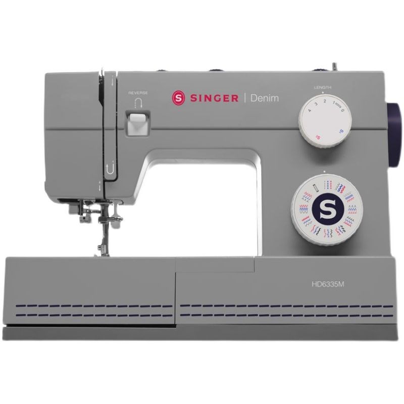 胜家缝纫机6335/4423家用电动小型多功能衣车裁缝机强吃厚锁边