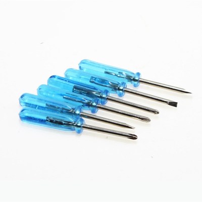 螺丝刀 2MM小螺丝刀透明柄维修手机电脑小起子十字一字迷你玩具拆