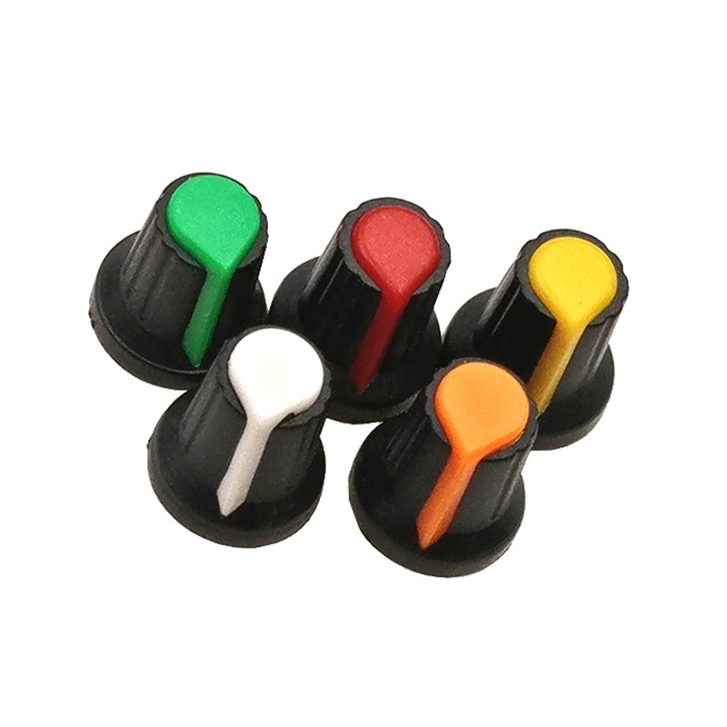 AG2 A-2 塑料旋钮 WH148旋钮 电位器旋钮帽子 适用直径6mm梅花柄