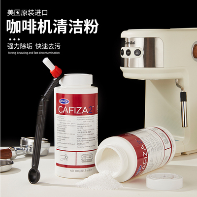 进口美国URNEX意式咖啡机冲煮头除水垢清洁粉洗剂900g清洗刷盲片