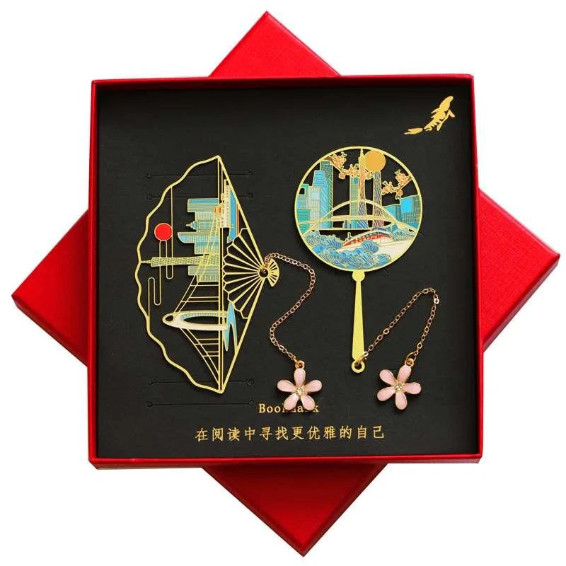 广州特色文创小蛮腰书签世界之窗旅纪念品游学生伴读小礼品可新品