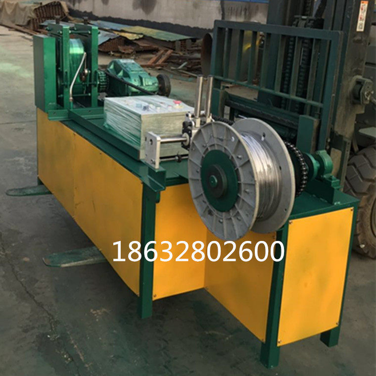 全自动钢丝压扁机纸箱钉压扁收卷机钢线铁线压扁线机收线机排线机