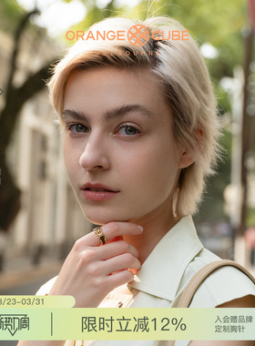 Orange Cube守护马蹄皮手链女小众原创设计高级感轻奢情侣手绳