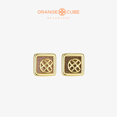Orange Cube幸运定格耳饰女款高级感气质轻奢小众设计耳钉送女友