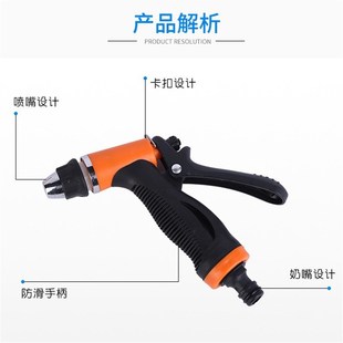 12V车载洗车器电动高压便携式 厂家供应 水泵P全铜家用洗车工具水