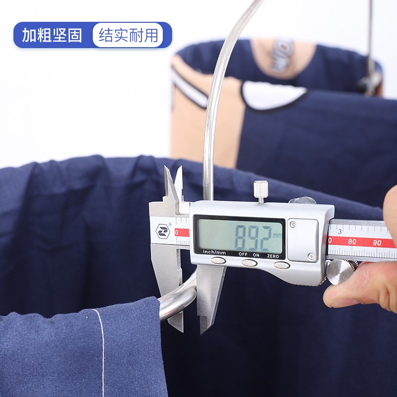 厂家不锈钢晾衣架晒被子神器阳E台晾衣晒被架被套直播代发爆款