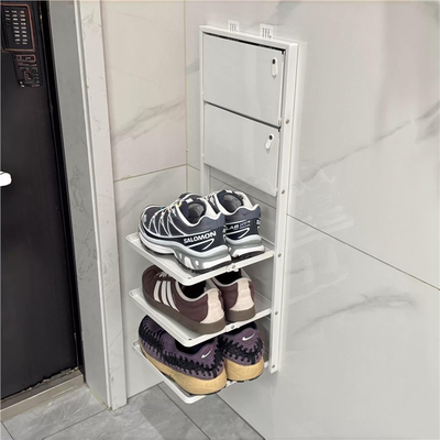 鞋子收纳神器省空间分层式入户门鞋子收纳置物架多层收纳架可折叠
