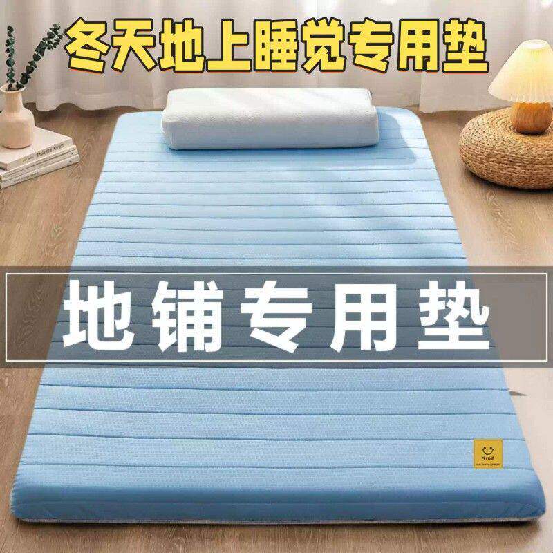 冬天打地铺专用垫客厅地垫睡觉榻榻米单人出租屋好收纳可折叠睡垫