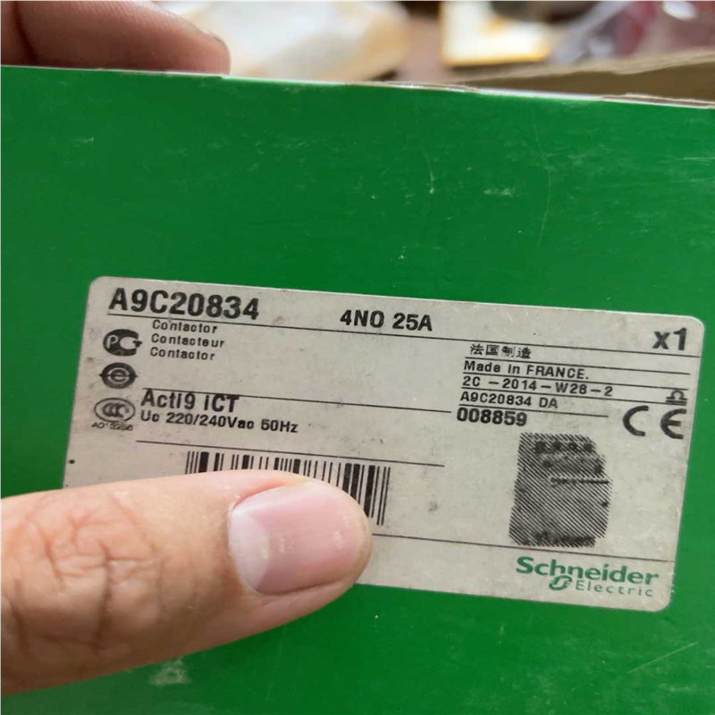 施耐德A9C20834  iCT 4NO 25A家用交流接触议价