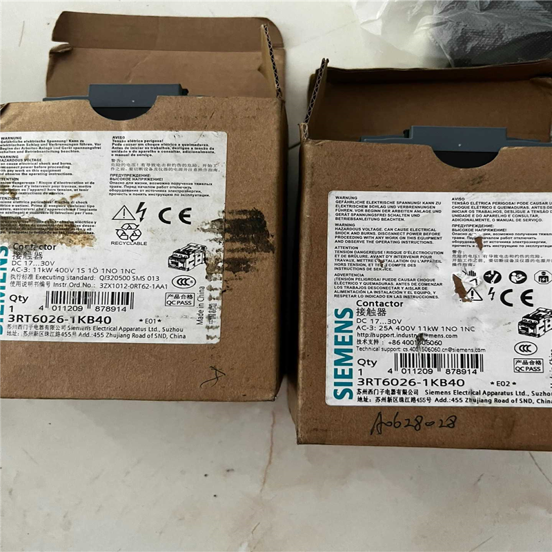 接触器3RT6026－1KB40,带包装(崽崽配件）