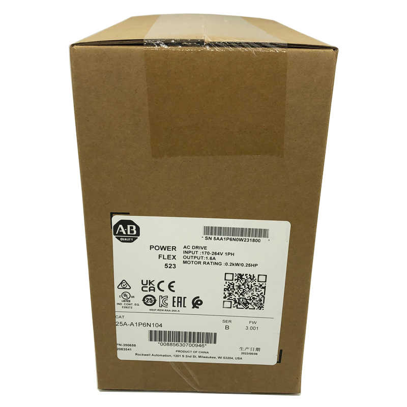 25A-A1P6N104罗克韦尔ABPowerFlex523变频器全新现货25AA1P6N104~