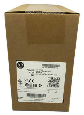 25A-A1P6N104罗克韦尔ABPowerFlex523变频器全新现货25AA1P6N104~