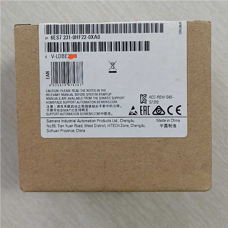 【顺庆】6ES7 231-0HF22-0XA0 西门子  原装原标正【议价】