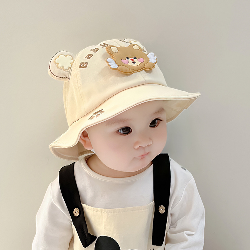 宝宝帽子春秋小月龄渔夫帽防晒男童女童遮阳帽冬季婴儿太阳帽秋冬