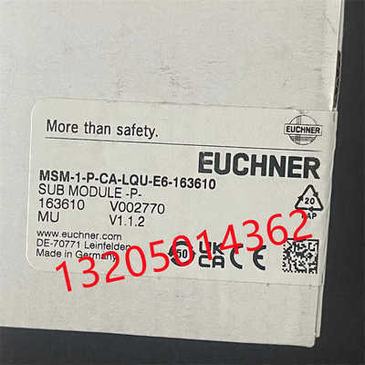 163610 MSM-1-P-CA-LQU-E6-163610 安士能EUCHNER子模块（期货）~