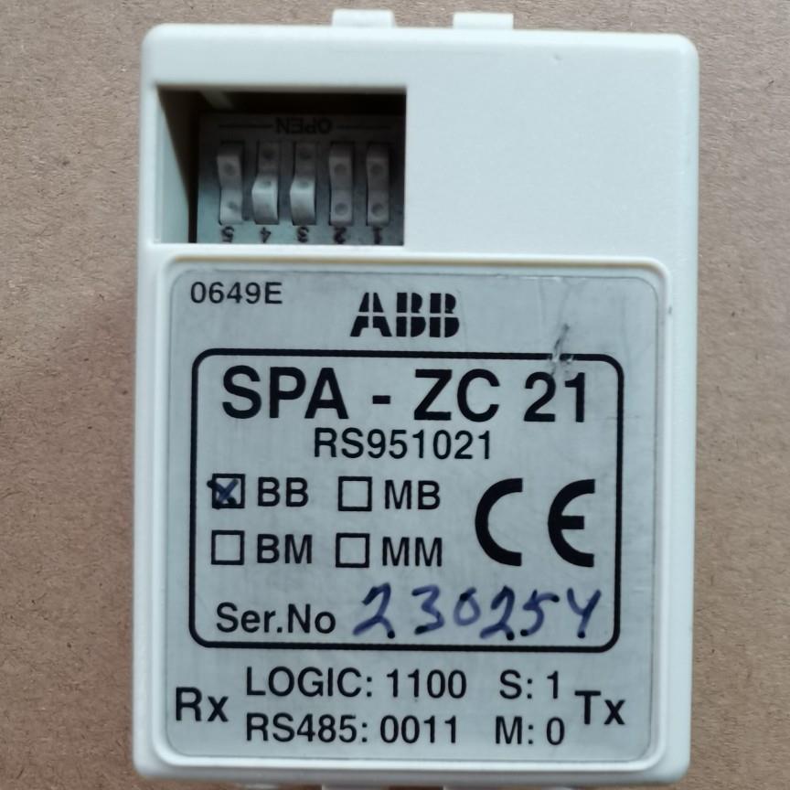 SPA-ZC21 BB RS951021 总线连接模块 SPA 通讯模块 SPA-ZC21 BB