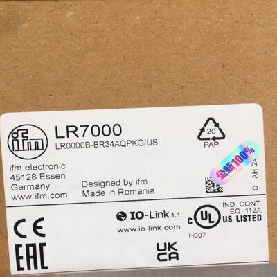 议价IFM LR7000 全新原装易福门传感器 内外码一致 20