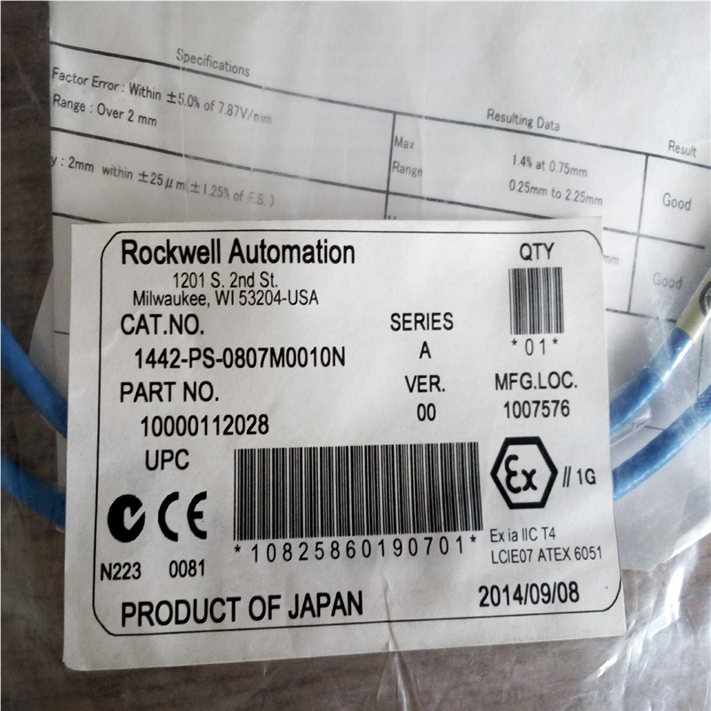 罗克韦尔1442-PS-0807M0010N传感器，(崽崽配件）