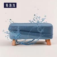 新款直銷(xiāo)創(chuàng)意布藝凳木質(zhì)小板凳家用臥室沙發(fā)凳床凳客廳門(mén)口換鞋凳