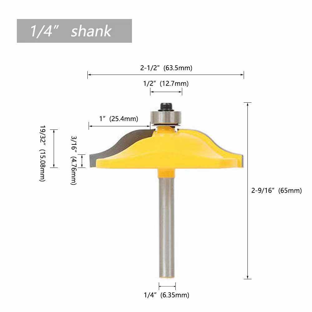 新款直销1/4大户西柄高档榫合刀橱柜门框刀圆角榫合刀雕刻机修边,五金/工具,其他铣刀,淘宝优惠券,粉丝福利购,淘宝优惠卷