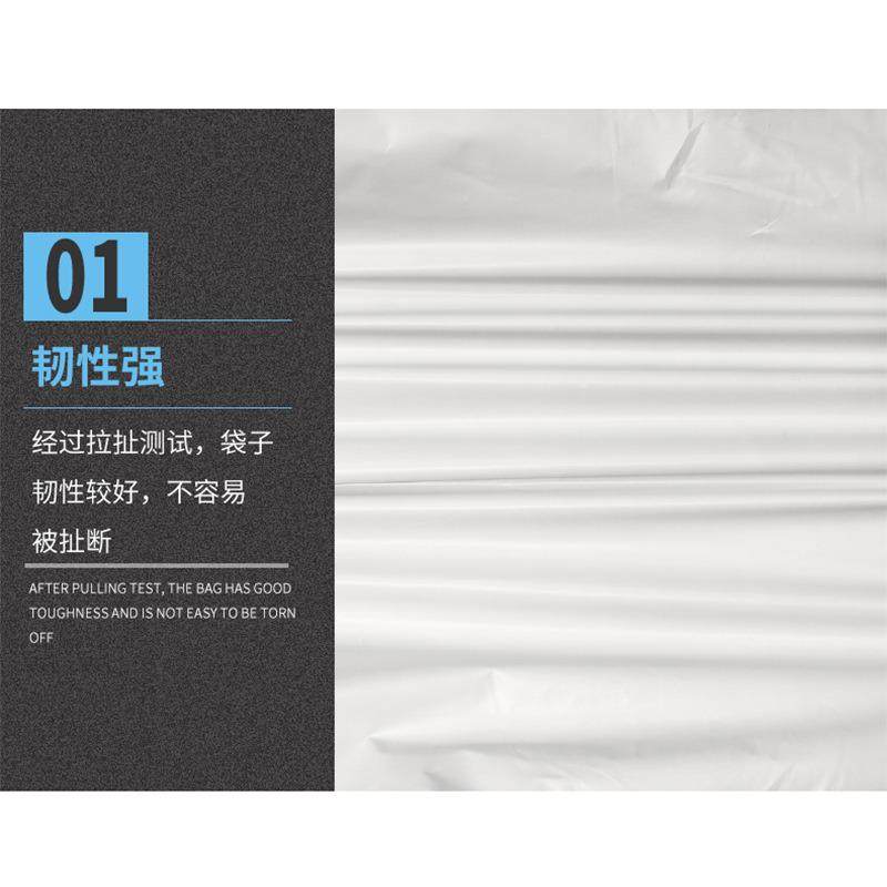 新款直销全新料加厚防水快递袋自粘封口PE塑料袋白色银灰