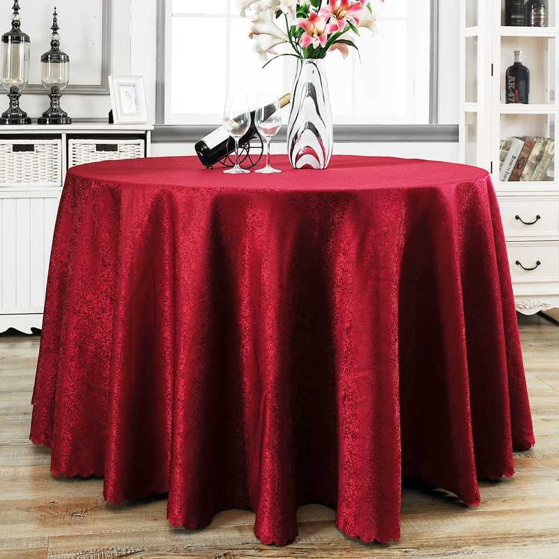 新款直销定制酒店家用玻璃圆桌洽谈桌圆桌布桌茶几长方形椅餐桌布